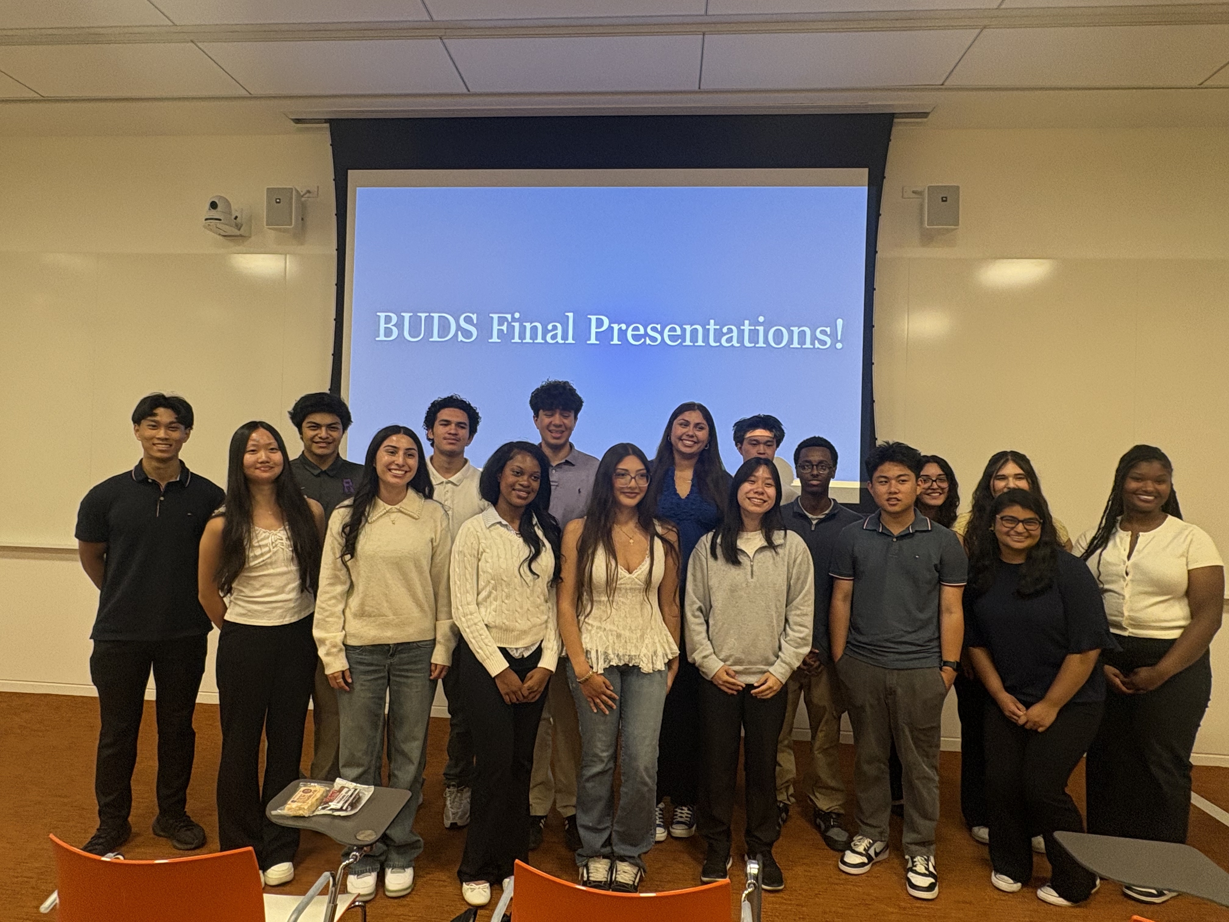 BUDS program final presentations group photo